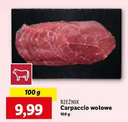 Lidl Carpaccio wołowe Rzeźnik oferta