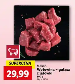 Lidl Wołowina - gulasz z jałówki Marks oferta