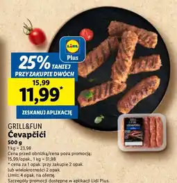 Lidl Čevapčići GRILL&FUN oferta