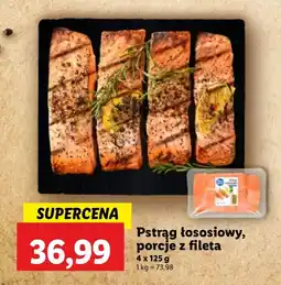 Lidl Pstrąg łososiowy porcje z fileta Lidl oferta