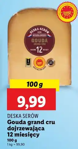 Lidl Ser Gouda grand cru Deska Serów oferta
