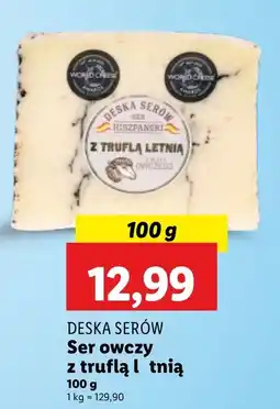 Lidl Ser owczy z truflą Deska Serów oferta