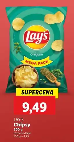 Lidl Chipsy Lay's Oregano oferta