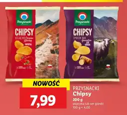 Lidl Chipsy Przysnacki papryka lub ser górski oferta