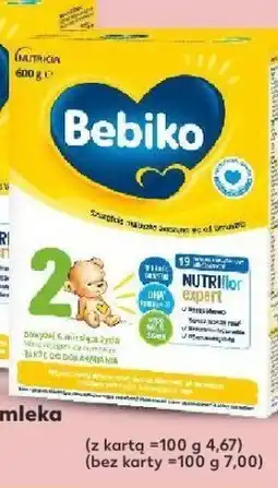 Kaufland Mleko modyfikowane Bebiko 2 oferta