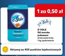 Kaufland Sól morska O'Sole jodowana drobnoziarnista oferta