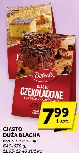 Groszek Ciasto duża blacha Delecta czekoladowe z belgijską czekoladą oferta