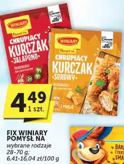 Groszek Fix Winiary pomysł na chrupiący kurczak oferta