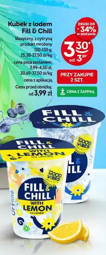 Żabka Lody Fill & Chill klasyczny, z cytryną oferta