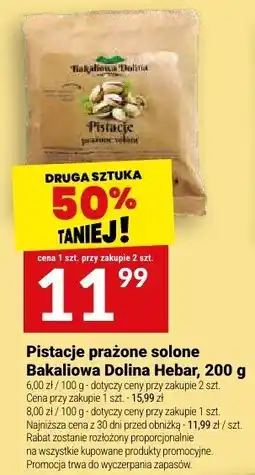 Twój Market Pistacje prażone solone Bakallino Dolina Hebar oferta