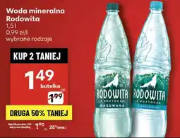 Delikatesy Centrum Woda mineralna Rodowita oferta