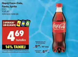 Delikatesy Centrum Napój Coca-Cola, Fanta, Sprite oferta