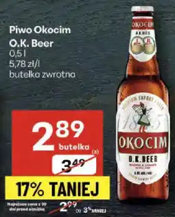 Delikatesy Centrum Piwo Okocim O.K. Beer oferta