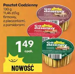 Delikatesy Centrum Pasztet Codzienny firmowy z pieczarkami, z pomidorami oferta