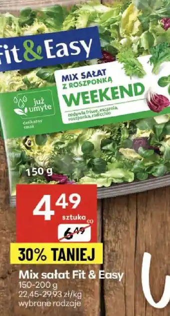 Delikatesy Centrum Mix sałat Fit & Easy Weekend oferta