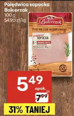Delikatesy Centrum Polędwica sopocka Balcerzak 100g oferta