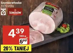 Delikatesy Centrum Szynka włoska 100g Sokołów oferta