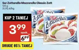 Delikatesy Centrum Ser Zottarella Mozzarella Classic Zott oferta