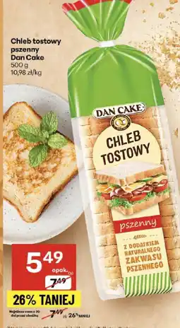 Delikatesy Centrum Chleb tostowy pszenny Dan Cake oferta