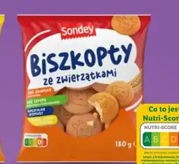 Lidl Biszkopty Sondey ze zwierzątkami oferta