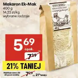 Delikatesy Centrum Makaron Ek-Mak oferta