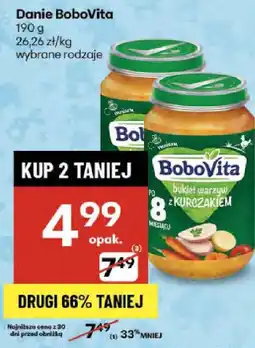 Delikatesy Centrum Danie dla dzieci Bobovita oferta