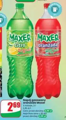 Dino Napój gazowany oranżada Maxer oferta