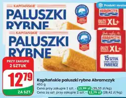 Dino Kapi­tańskie paluszki rybne Abramczyk oferta