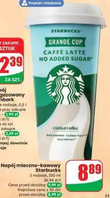 Dino Napój mleczno-kawowy Starbucks oferta