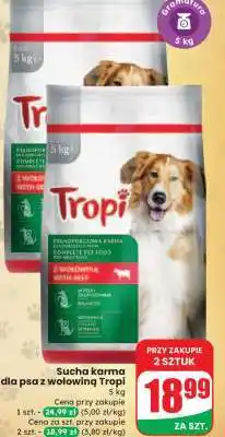 Dino Sucha karma dla psa z wołowiną Tropi oferta