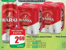 Dino Piwo Warka Jasne Pełne oferta