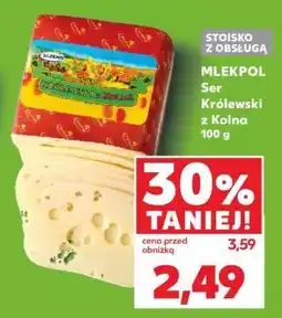 Kaufland MLEKPOL Ser Królewski z Kolna 100 g oferta