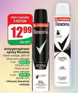Dino Antyperspirant spray Rexona oferta
