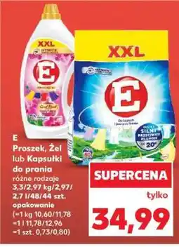 Kaufland E Proszek, Żel lub Kapsułki do prania oferta