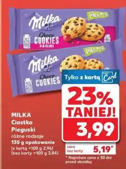 Kaufland MILKA Ciastka Pieguski oferta