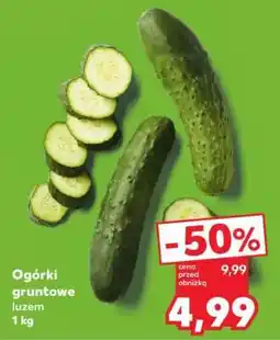 Kaufland Ogórki gruntowe luzem 1 kg oferta