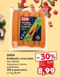 Kaufland DUDA Kiełbaski z kurczaka oferta