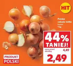 Kaufland Polska cebula żółta luzem 1 kg oferta