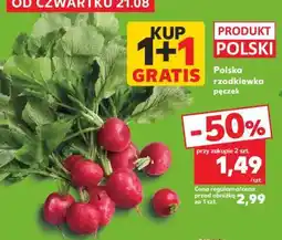 Kaufland Polska rzodkiewka pęczek oferta