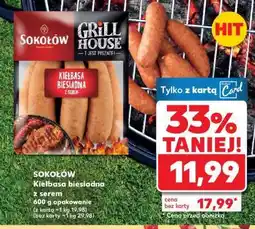 Kaufland Sokołów Kiełbasa biesiadna z serem oferta