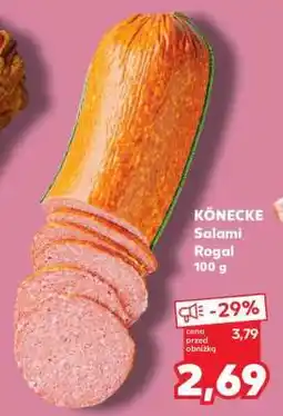 Kaufland KÖNECKE Salami Rogal 100 g oferta