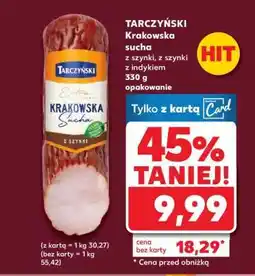 Kaufland TARCZYŃSKI Krakowska sucha oferta