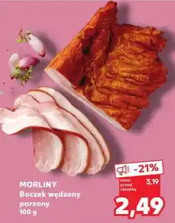 Kaufland MORLINY Boczek wędzony parzony 100 g oferta
