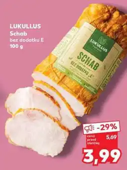 Kaufland LUKULLUS Schab bez dodatku „E” 100 g oferta
