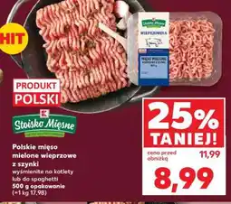 Kaufland Polskie mięso mielone wieprzowe z szynki oferta