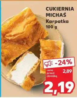 Kaufland CUKIERNIA MICHAŚ Karpatka 100 g oferta