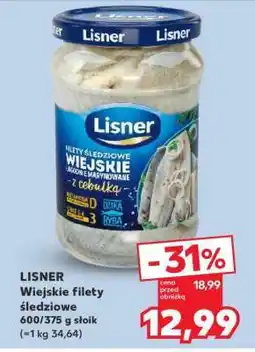 Kaufland LISNER Wiejskie filety śledziowe oferta