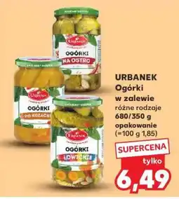Kaufland URBANEK Ogórki w zalewie oferta