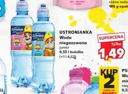Kaufland USTRONIANKA Woda niegazowana junior oferta