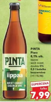 Kaufland PINTA iippaa WEST COAST DOUBLE IPA oferta